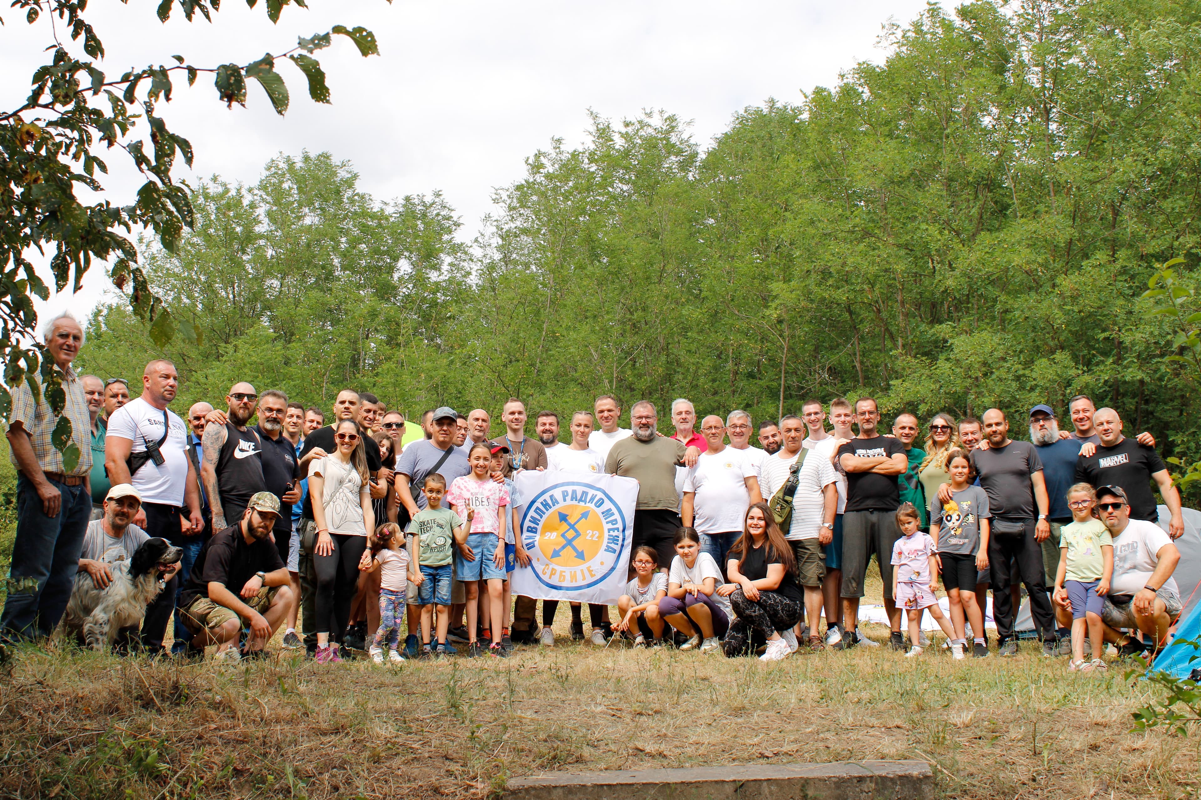 Članovi CRMS zajednice na letnjem kampu